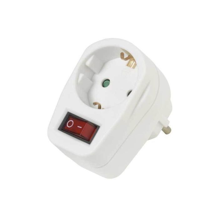 Protector de sobretensión VIVANCO 22396 Schuko c/interruptor