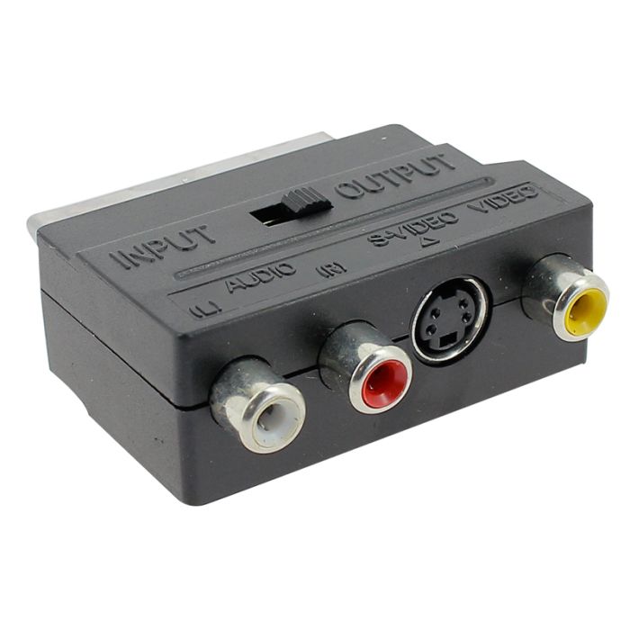 ADAPTADOR EUROCONECTOR ELECTRO DÉPÔT 1 EUROCONECTOR / 3 RCA