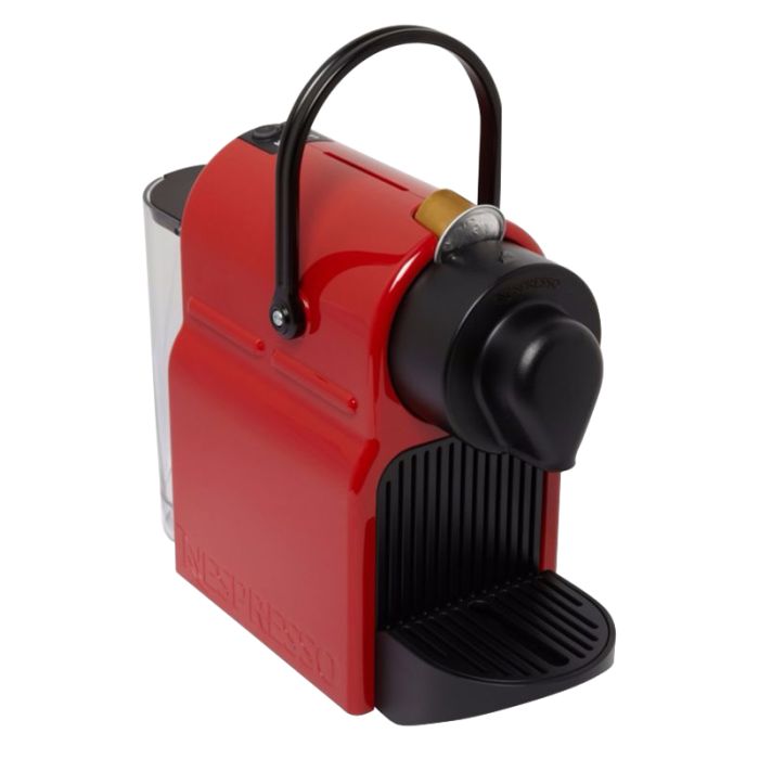 Cafetera de cápsulas KRUPS NESPRESSO Inissia XN1005 rojo + 14 cápsulas de regalo