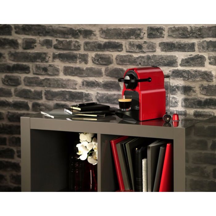 Cafetera de cápsulas KRUPS NESPRESSO Inissia XN1005 rojo + 14 cápsulas de regalo