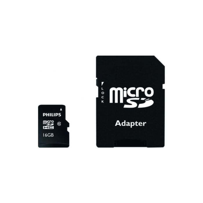 Tarjeta Micro SD PHILIPS Clase 10 de 16Gb