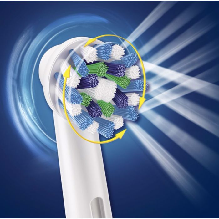 Cepillo de dientes ORAL-B PRO 760 CrossAction 3D con estuche y 2 recambios