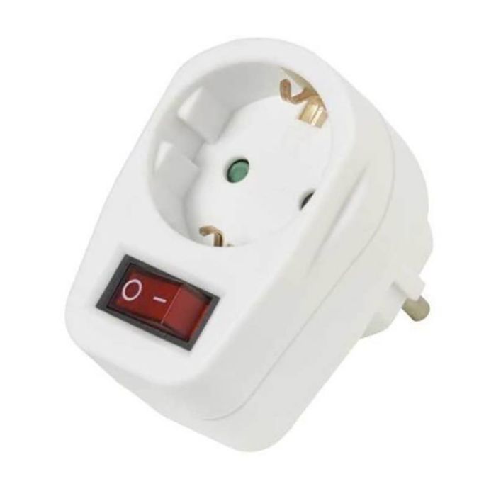Protector de sobretensión VIVANCO 22396 Schuko c/interruptor