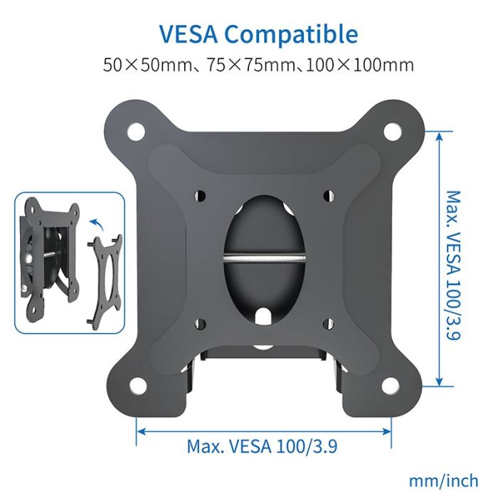 Soporte de pared para TV EDENWOOD N°1 inclinable de 16