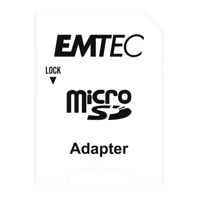 Tarjeta Micro SD EMTEC 8Gb C10 + adaptador
