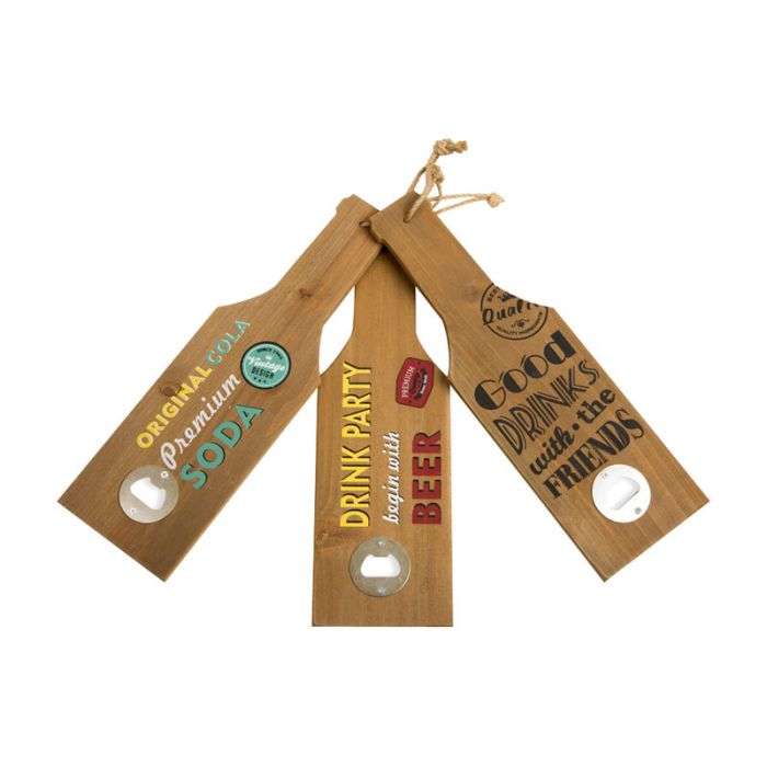 Abrebotellas de madera