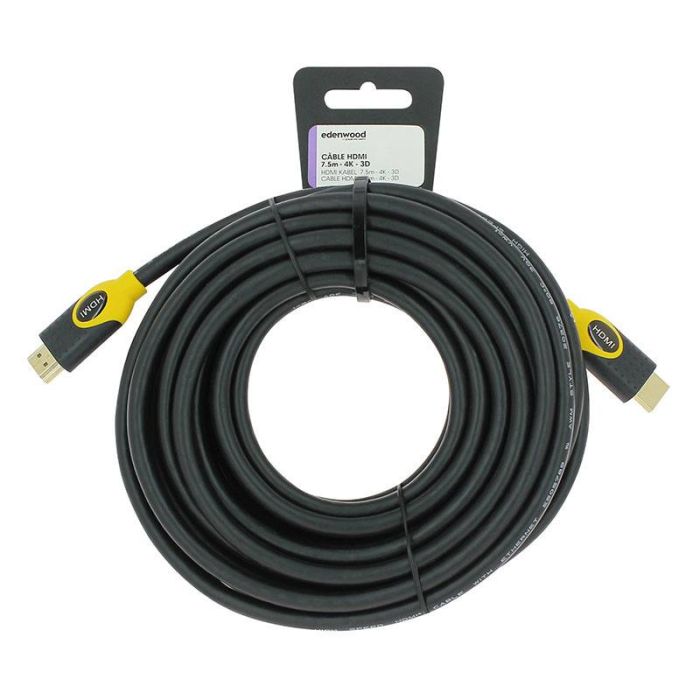 Cable de vídeo HDMI EDENWOOD 4K 7,5 metros