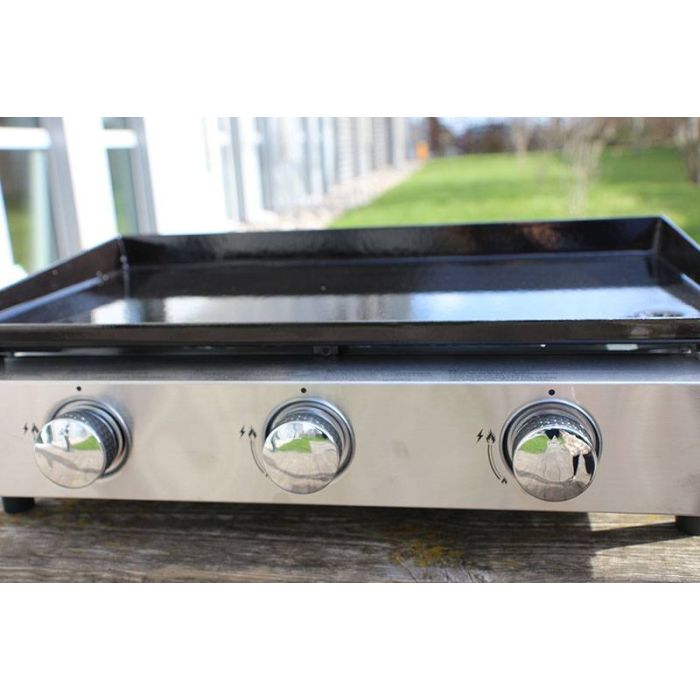 Plancha de asar a gas GARDEN MAX 3 quemadores