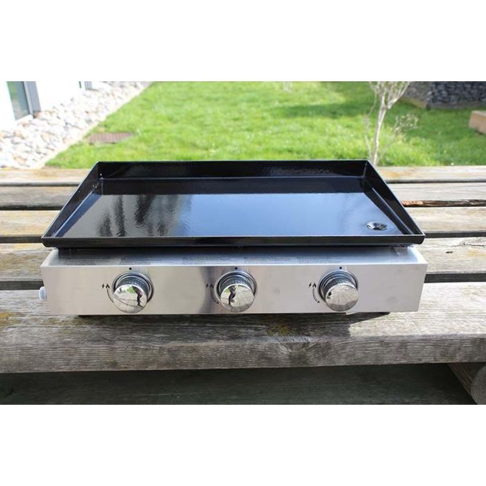 Plancha de asar a gas GARDEN MAX 3 quemadores