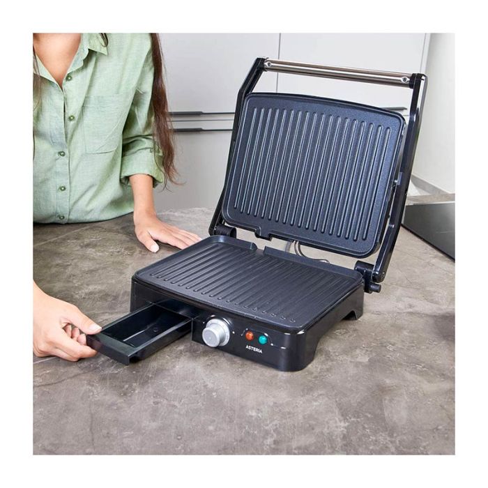 Grill TAURUS ASTERIA NEW 2200W 28x22 cm apertura 180º