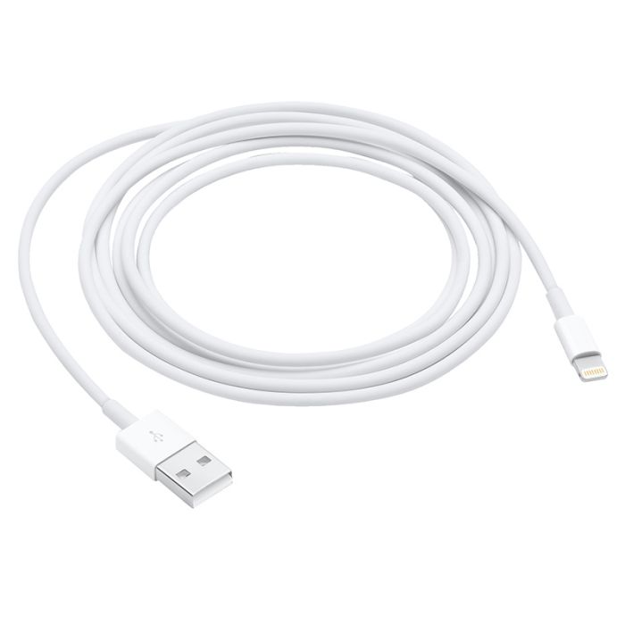 Cable carga/sincroniz. iPhone USB 2 metros blanco