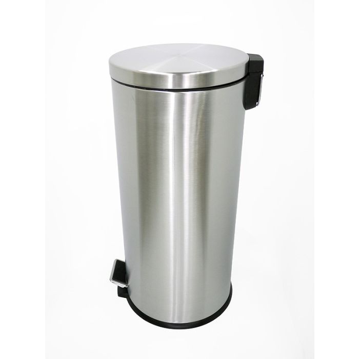 Cubo de basura ELECTRO DEPOT INOX 30L cierre suave
