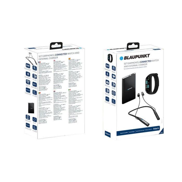 Pulsera inteligente BLAUPUNKT BLP1560 Bluetooth + Powerbank 4.000 mAh + Headphones Bluetooth