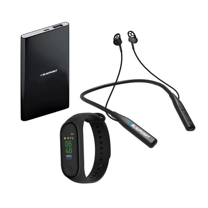 Pulsera inteligente BLAUPUNKT BLP1560 Bluetooth + Powerbank 4.000 mAh + Headphones Bluetooth
