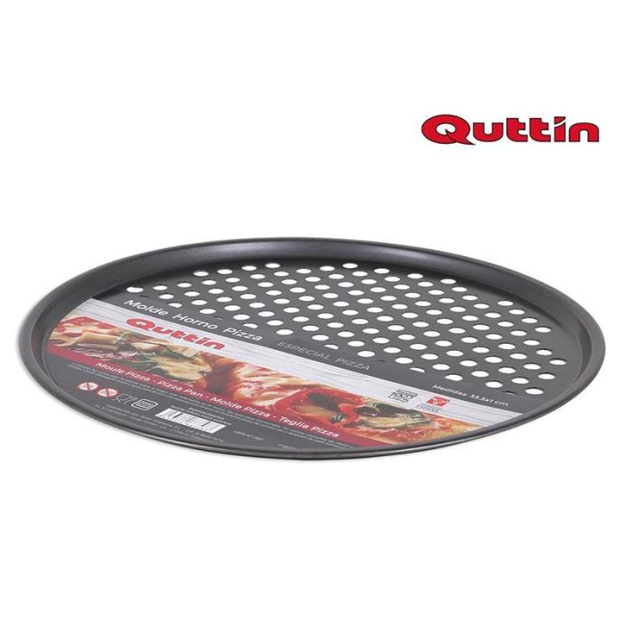 Molde horno pizza QUTTIN 33,5cm dark grey