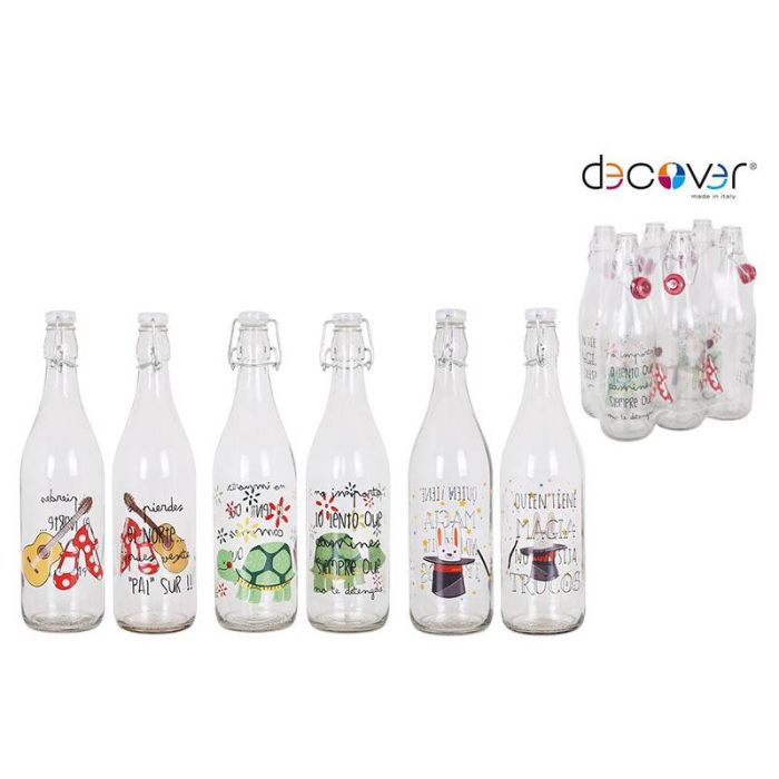 Botella 1L Decorada