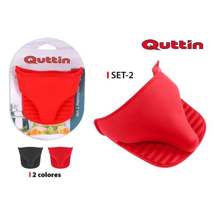 Pack 2 manoplas de silicona QUTTIN