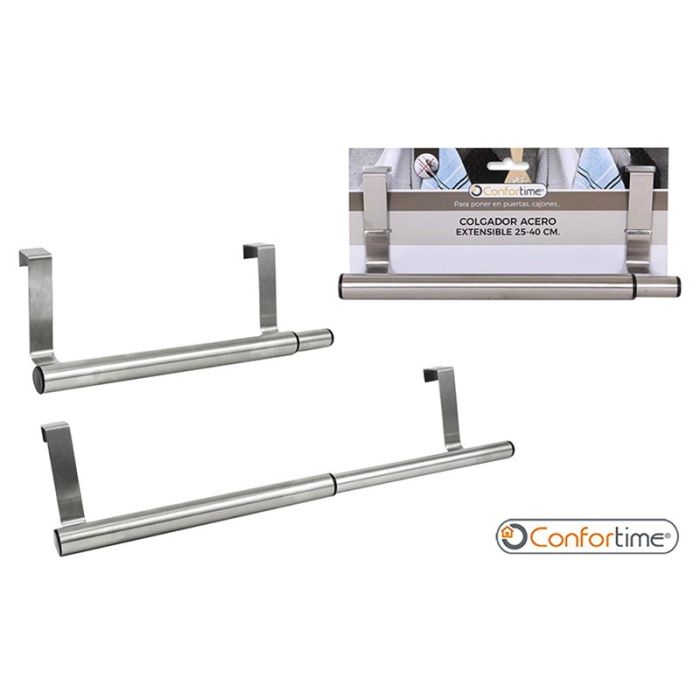 Colgador de acero extensible 25-40 cm CONFORTIME