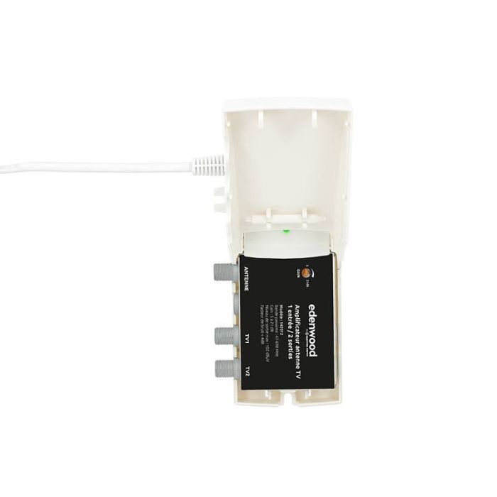 Amplificador de antena EDENWOOD 21 dB 2 salidas LTE 700