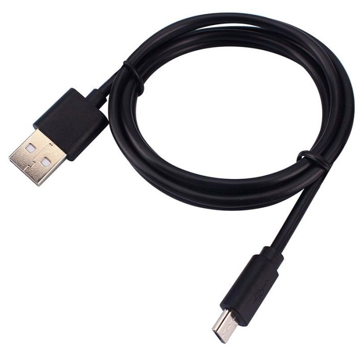 Cable de carga y sincronización universal HIGH ONE 1 metro negro PVC MICRO USB