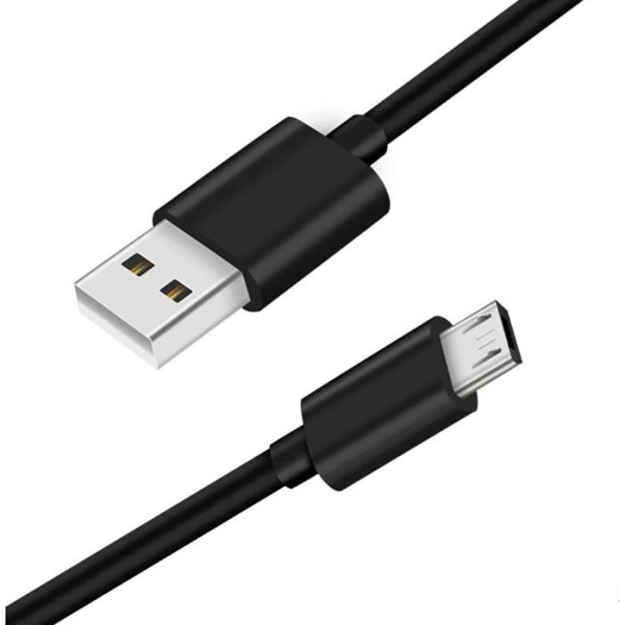 Cable de carga y sincronización universal EDENWOOD USB / micro USB 2,5 metros negro