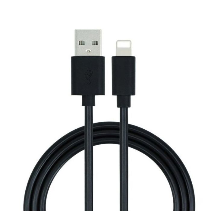 Cable de carga y sincroniz. EDENWOOD 2,5m iphone Negro