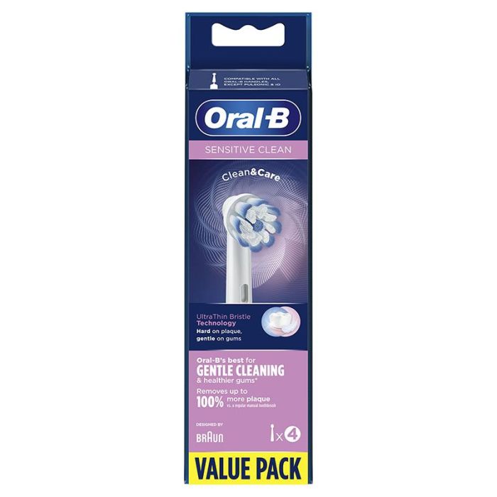 Pack 4 recambios cepillo dental ORAL-B ULTRA THIN CLEAN MAX
