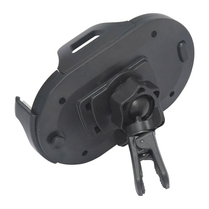 Adaptador mechero coche EDENWOOD a 2 USBs + soporte de ventosa para teléfono negro