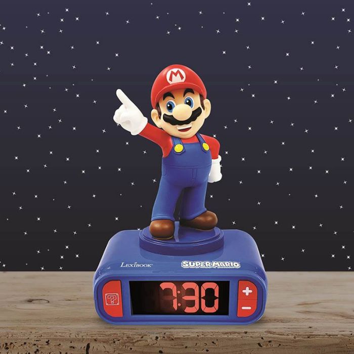 Despertador LEXIBOOK Super Mario 3D RL800Ni