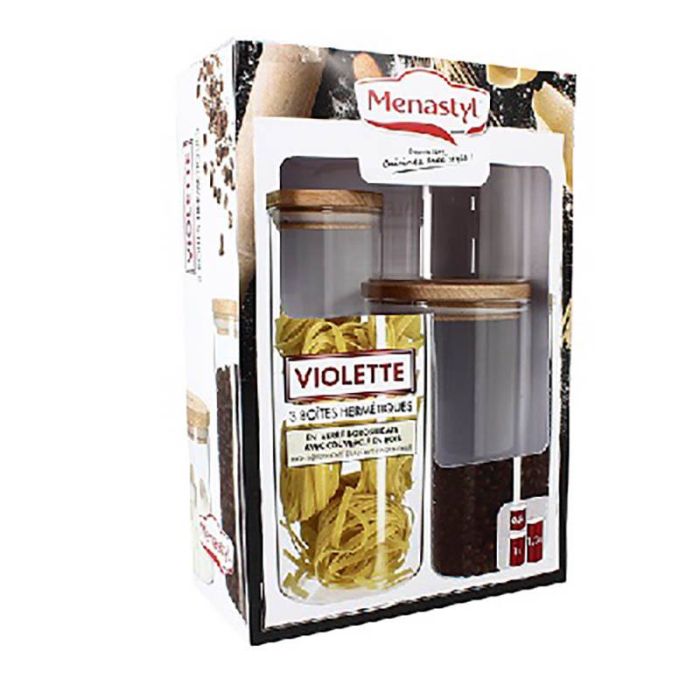 Pack 3 herméticos MENASTYL