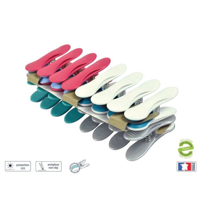 Pack 16 pinzas para la ropa colores surtidos