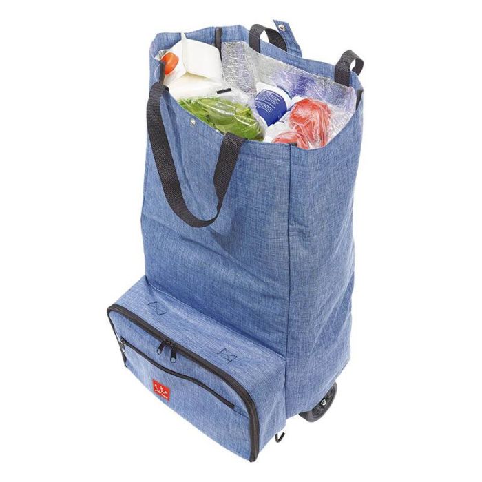 Bolsa trolley plegable JATA 994 vaquero 30 litros