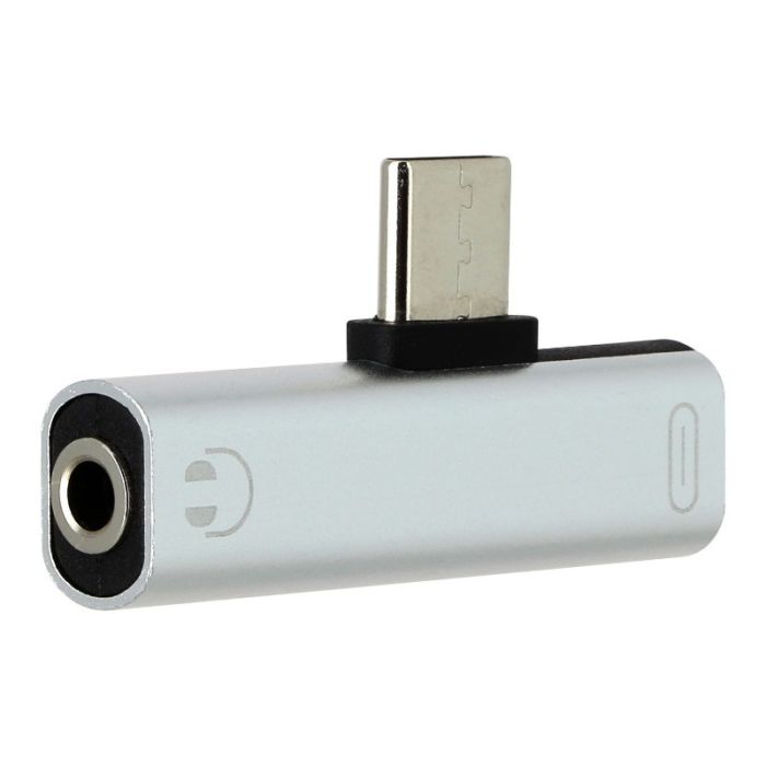 Adaptador FUJIONKYO USB tipo C a jack audio
