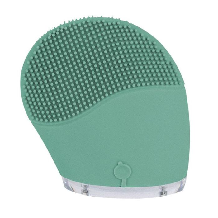 Cepillo facial de silicona CREATE Hada Face Wave verde