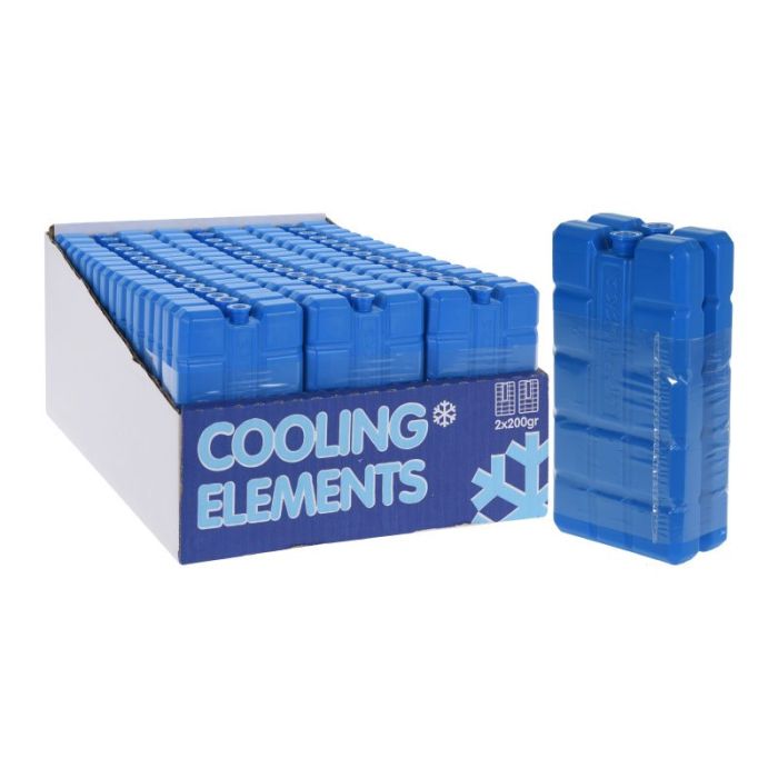 Pack enfriadores 2x200 ml. azul