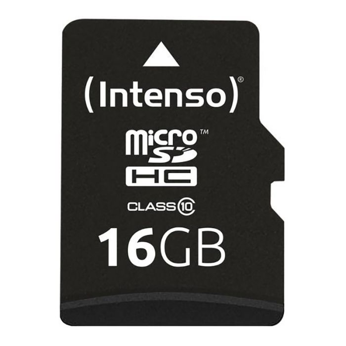Tarjeta Micro SD INTENSO 16Gb + adaptador
