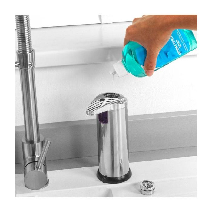 Dispensador automático jabón manos libres