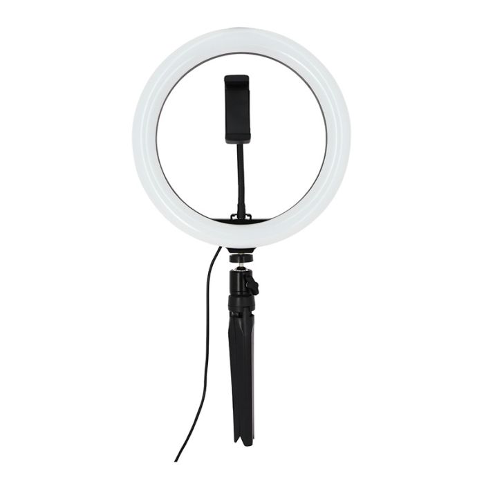 Anillo de luz FUJIONKYO 26 cm para selfie y video en trípode