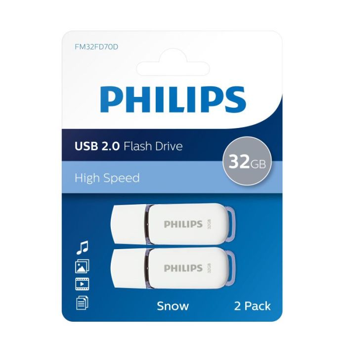 Pack de 2 Memorias USB PHILIPS 32Gb