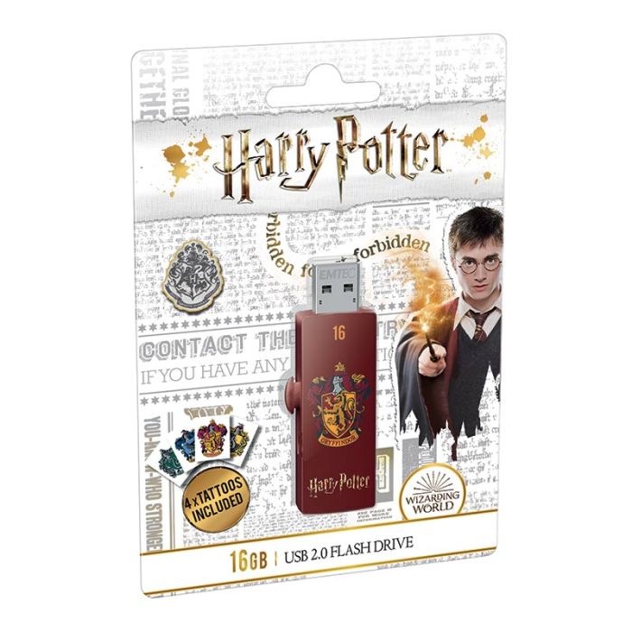 Memoria USB EMTEC 16Gb Harry Potter Gryffindor