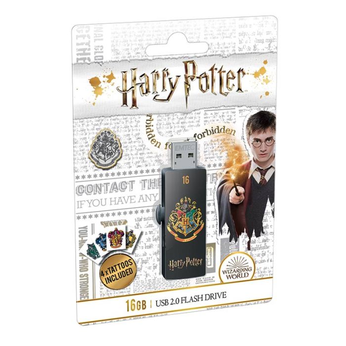 Memoria USB EMTEC 16Gb Harry Potter Hogwarts