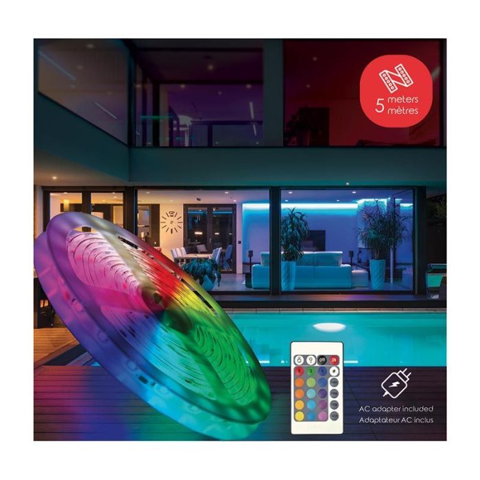 Tira de luces led ON.EARZ 5 metros c/mando