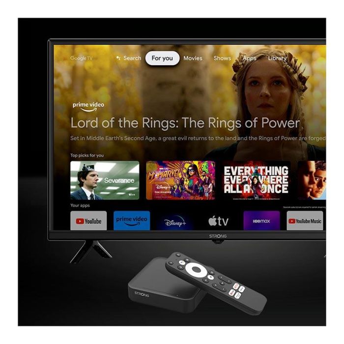 Box smart TV STRONG LEAP-S3 - Caja Android UHD 4K