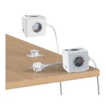 Base múltiple JOCCA 1577 cubo con 2 puertos USB y 4 enchufes 1,5 metros Base múltiple JOCCA 1577 cubo con 2 puertos USB y 4 enchufes 1,5 metros