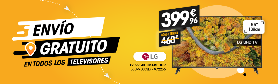 TV 55 4K LG 55UP75003LF SMART HDR
