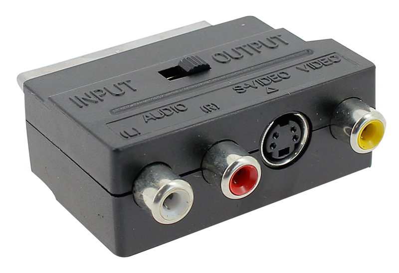 ADAPTADOR EUROCONECTOR ELECTRO DÉPÔT 1 EUROCONECTOR / 3 RCA