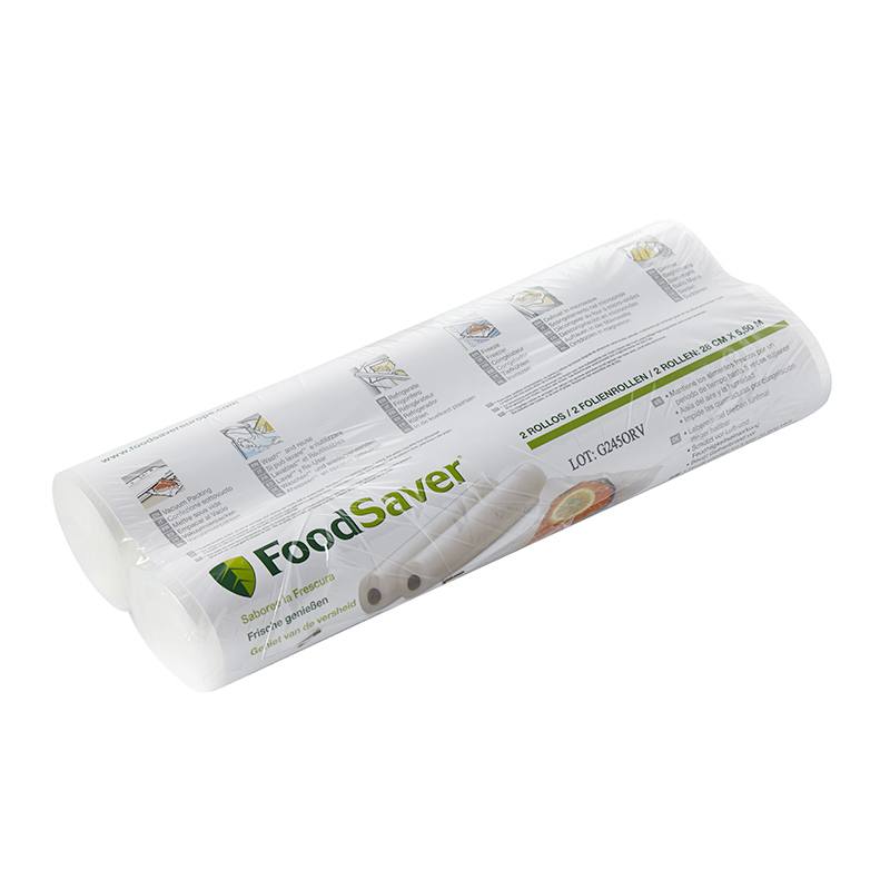 bolsa food saver 2 rollos 28cm x 5,5 metros