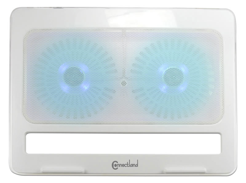 soporte pc connectland 17 ventilado / blanco"