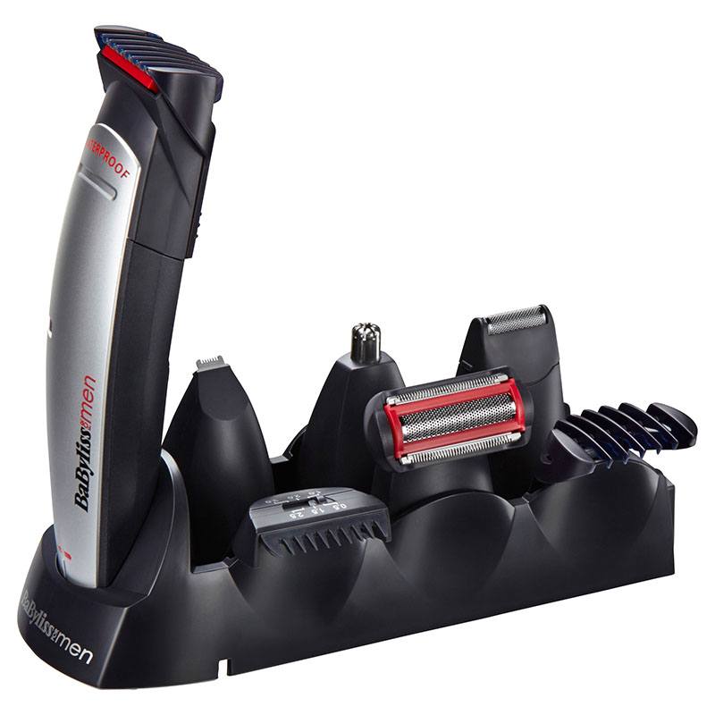 kit multigrooming babyliss e837e 10en1 cara, cabello y cuerpo
