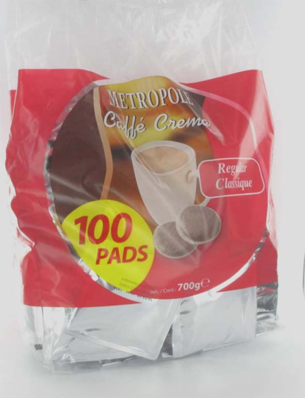 Bolsa 100 monodosis de café compatibles Senseo METROPOLE Clásico
